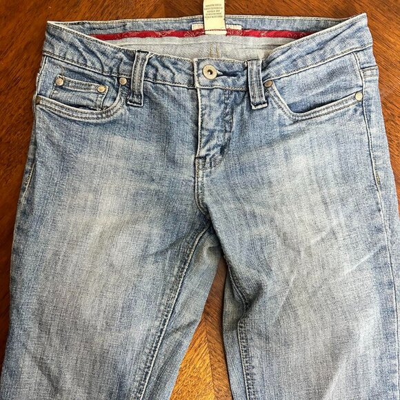 Women's Blue and Silver Jeans - Picture 1 of 3